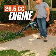 SENIX 4QL 26.5cc 4-Cycle Gas Powered Leaf Blower, 410 CFM/125 MPH, Dual-Grip Han