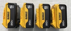4 New Dewalt 2026 DCB205 20V Max 5.0Ah Lithium Ion Batteries Li-ion DCB205-4