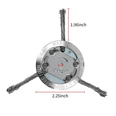 Universal Steel Wire Trimmer Head,Weed Eater Head,Kit For Gardening Lawnmower
