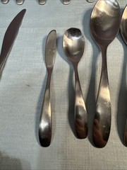 Oneida Stafford 63 Piece Set Satin Stainless 18/10 EUC Read Description