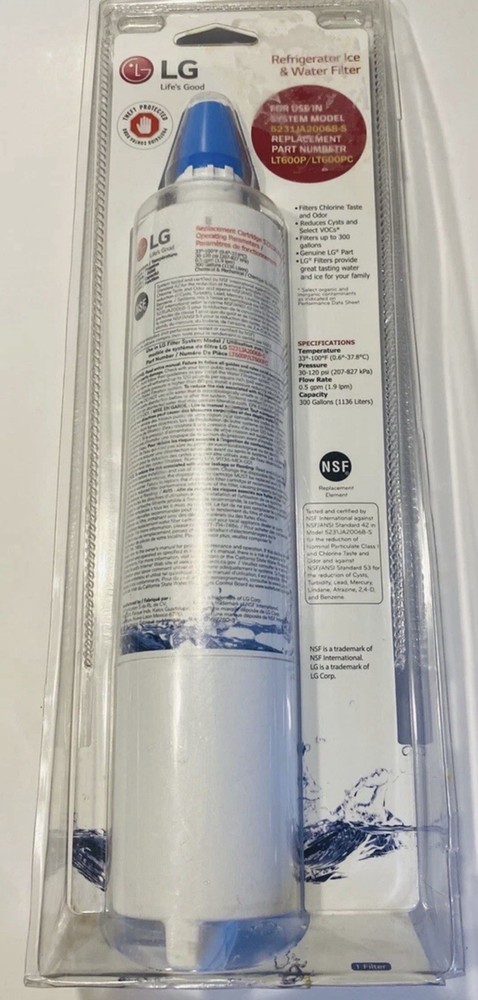 LG refrigerator ice & water fikter LT600P/LT600PC sealed