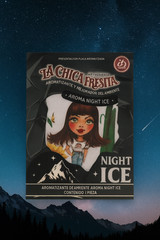 4 pack Night Ice LA CHICA FRESITA Car Air Freshener Aromatizante Mexico black