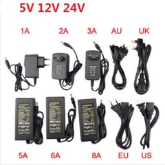 AC110 220V Power Supply Adapter LED Strip 1A 2A 3A 5A 6A 8A 10A DC 5V 12V 24V
