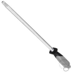 Honing Steel Knife Sharpening Rod 12 inches Premium Carbon Steel Knife Sharpener