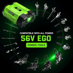 1~2PACK 56V 12.0Ah upgrade For EGO BA5600T Power + 56V 10Ah Lithium New Battery