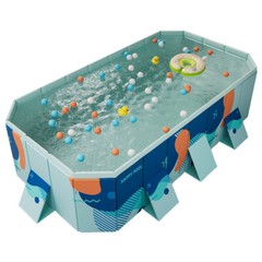 For Kids & Adults Foldable Summer Swimming Pool Garden Outdoor Non-Inflatable