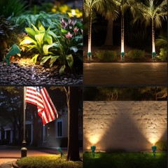 DEWENWILS 400 lm Outdoor Spotlight Christmas LED Landscape Flag Floodlight