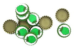 Beer Bottle Crown Caps – (Hop Cone) Package of 144