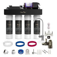 WP2-400GPD 8 Stage UV Alkaline pH+ Drinking Reverse Osmosis Water Filter System