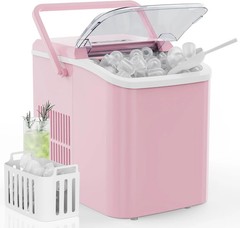 Countertop Bullet Ice Maker with Ice Scoop 26.5 lbs in 24 Hours Ice Machine