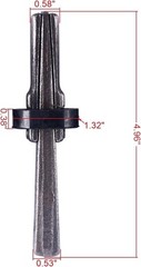 7Pcs 9/16″ Wedge and Feather Shims Concrete Rock Stone Splitting Hand Tools