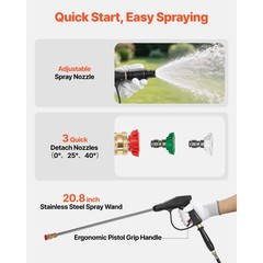 Uimoso Gas-Powered Backpack Sprayer, 26.5CC Engine, 5-Gal Capacity for Gardening