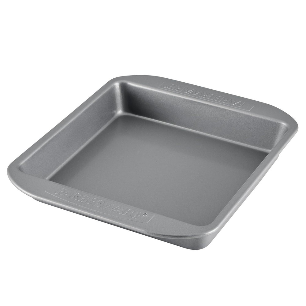 Gray 9×9 Baking Pan Nonstick Bakeware Square Cake Pan Steel Oven Safe Nonstick
