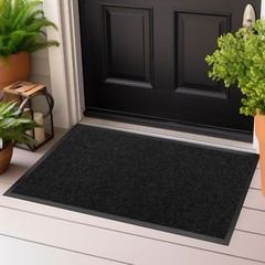 Commercial Entrance Mat Indoor Outdoor Heavy Duty Industrial Floor Mats Black