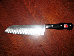 *Wusthof Classic 7″ Hollow Edge Santoku Knife 4183/17cm