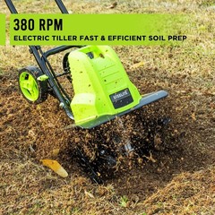 STEELITE 16″ Corded Electric Tiller 13.5 Amp Garden Cultivator Soil Prep