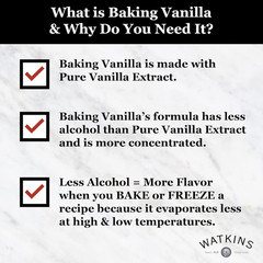 Watkins All Natural Original gourmet baking Vanilla with Pure Extract 8 fl oz…