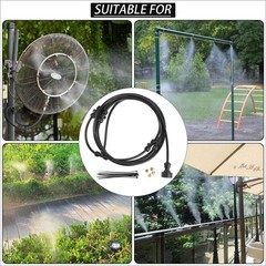 USA Misting Fan Kit Cool Patio Water Mister Spray For Cooling Outdoor 10/20/33FT