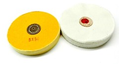 5″ Jewelers Polishing Buffs White & Yellow Loose Buffing Wheels Polish Jewelry