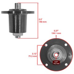 Deck Spindles for Bobcat ZT200 ZT220 ZT223 ZT226 ZT228 ZT331 Deck 52″ 61″ Qty 3