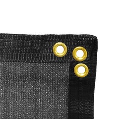 6X50ft Privacy Fence Cover Screen Fencing Mesh Shade Cover for Garden Yard Black