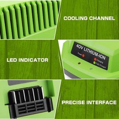40V 8.0Ah Lithium Battery For Greenworks G-MAX 40 Volt 29472 29462 29252 20202