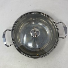 KitchenArt Artist Premium Stainless Wok w/ Lid, 12in, Silver