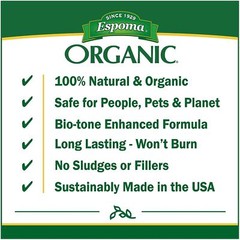 Espoma Organic Tomato-tone 3-4-6 Fertilizer for Tomatoes and Vegetables, 18 lb