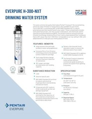 Pentair Everpure H-300-NXT Filter Cartridge, EV927441