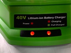 LOT of 2 40V 6.0Ah For Greenworks G-MAX Li-ion Battery w/ Charger