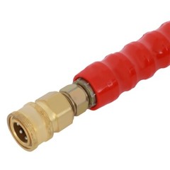 3/8″ x 50ft 6000psi 2-Braid R2 Black Hot Water Pressure Washer Hose
