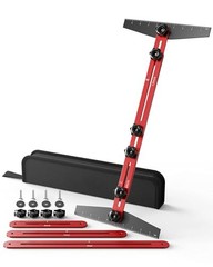 Stair Tread Template Tool, Aluminum Stair Tread Tool, Large 1 Red and Black