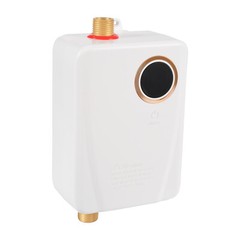 3000W 4.57*2.76*7.68in White ABS& 304 Stainless Electric Instant Water Heater
