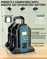 350W Power Inverter Generator for Makita 18V Battery DC 18V to AC 110-120V NEW