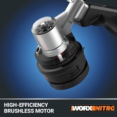 Worx Nitro WP195 40V PowerShare PRO 15” Cordless String Trimmer-OB