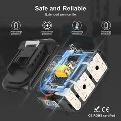 2x 5.0Ah Lithium-Ion Batteries V20 20V MAX For Craftsman CMCB205 CMCB204 CMCB202