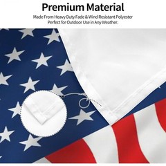 2 Pack Double Sided USA & Ecuador Combination Flag 3x5ft Vibrant Print