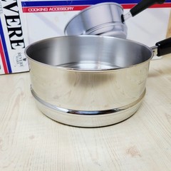 Vintage Revere Ware Stainless Steel Double Boiler Insert For 2qt & 3qt Sauce Pan