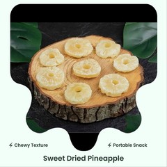 Snack Delight Dried Pineapple Rings – Sweet Candied Fruit Snack
