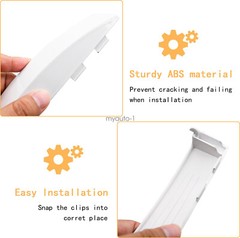 For GE Dryer Solid Door Handle WE01X30378 WE1M1068 PS1177202 White H-Q US