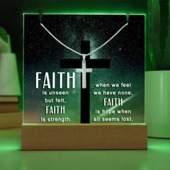 Religious Plaque & Cross Gift Set, Christian Gifts, confirmation gift