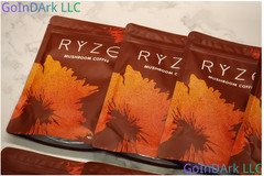 NEW 2PC+ Organic Ryze Mushroom Coffee, 30 Servings/Bag, Instant, Free Shipping