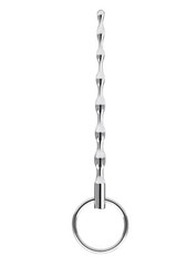 Blue Line Ribbed Urethral Sound 4.25in – Stainless