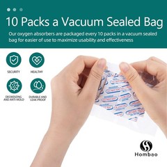 200 Packs 300CC Oxygen Absorbers for Food Storage, Food Grade Oxygen Absorber…