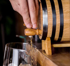 Marcellin Charred American White Oak Mini Aging Barrel Wooden Cask
