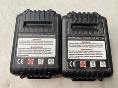 Lot of 2 FOR DEWALT 20V 8.0 AH 144Wh Lithium-Ion Rechargeable Battery W/ Charger