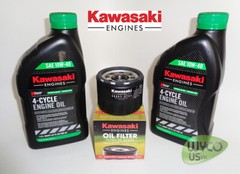 OEM ENGINE OIL CHANGE KIT, (2) OIL 10W-40 & (1) OIL FILTER 49065-0721,49065-7007