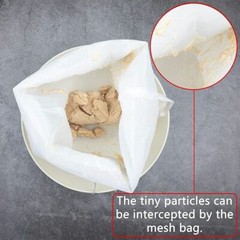 20× Organic Cotton Nut Milk Bag Reusable Food Strainer Brew Coffee Cheese Cloth