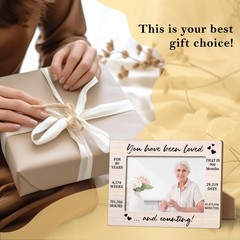 80th Birthday Picture Frame 4×6 Photo 80 Years Old Gifts Women Men 25