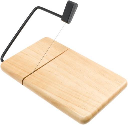 Prodyne Thick Beechwood Cheese Slicer, 9 ½” x 6″ x ⅞” Assorted Colors